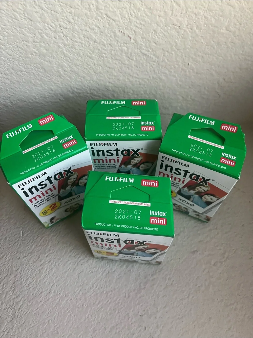 Fujifilm Instax Mini Instant Film - LOT OF 4 - 80 Count Total